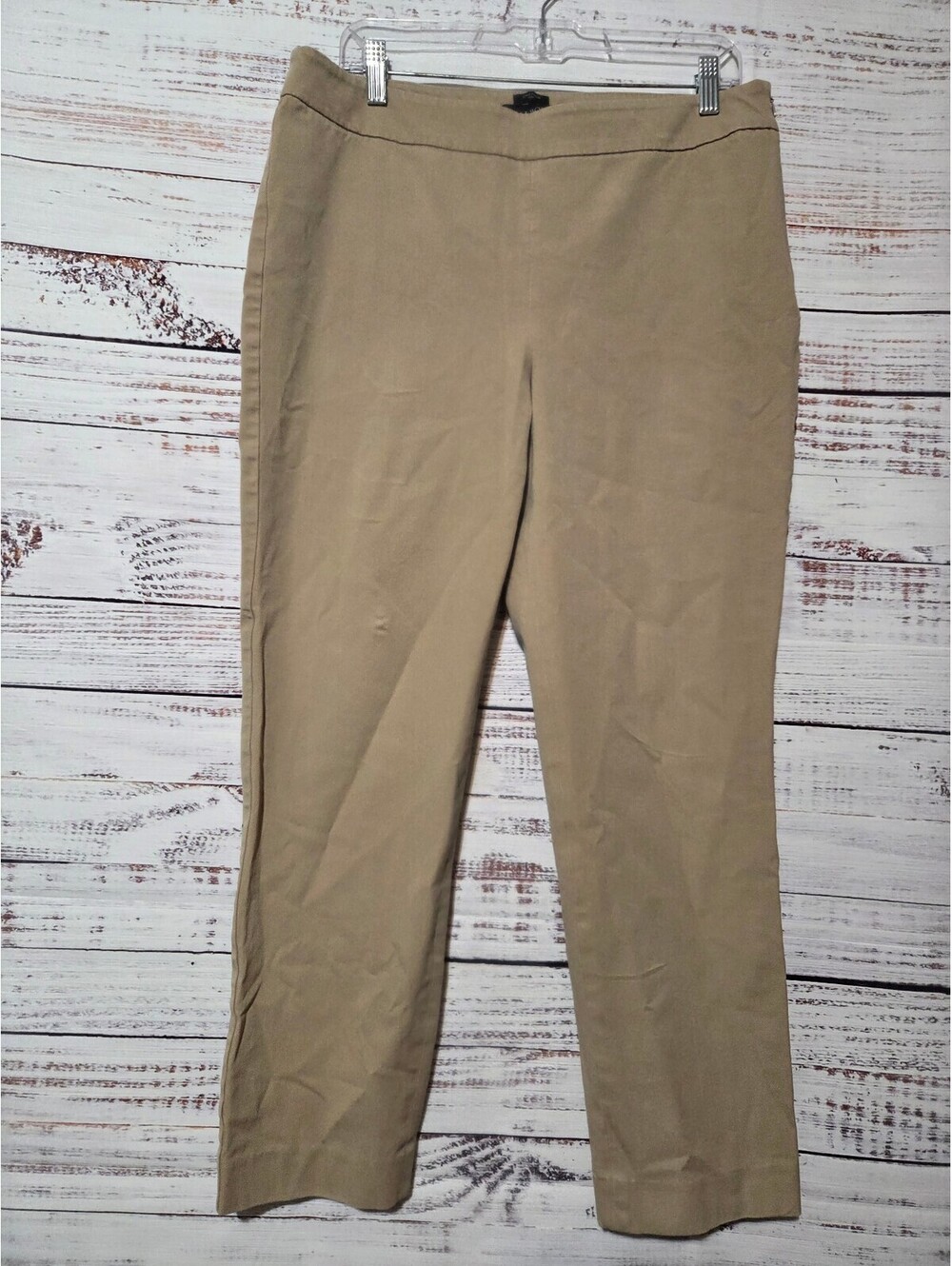 Talbots Women's Pants Size 12 Beige Chino Casual